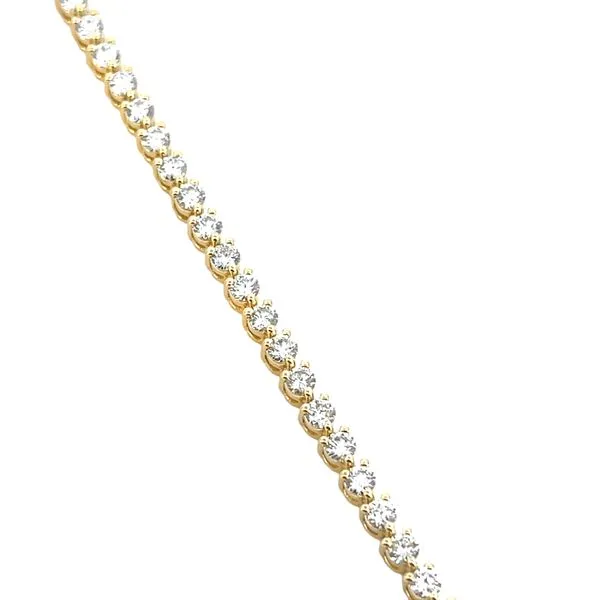 3.00CTW 14K YG Lab Grown Round Diamond 3 Prong Tennis Bracelet The Ring Austin Round Rock, TX