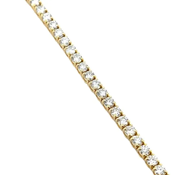 4.00CTW 14K YG Lab Grown Round Diamond Tennis Bracelet 7'' The Ring Austin Round Rock, TX