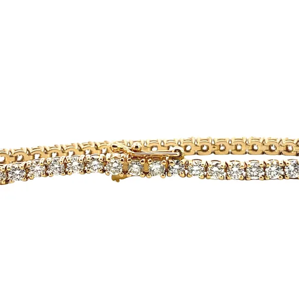 6 3/4CTW 14K YG Lab Grown Round Diamond Tennis Bracelet 7'' Image 3 The Ring Austin Round Rock, TX