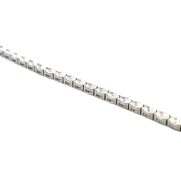 6 5/8CTW 14K WG Lab Grown Oval Tennis Bracelet Image 2 The Ring Austin Round Rock, TX