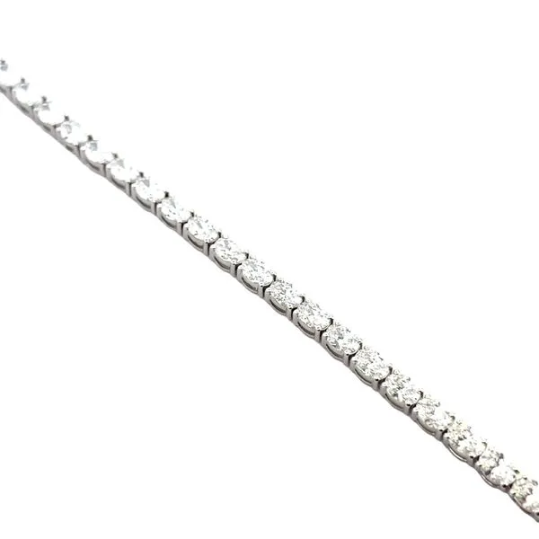 6 5/8CTW 14K WG Lab Grown Oval Tennis Bracelet The Ring Austin Round Rock, TX