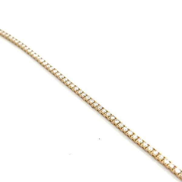 3.00CTW 14K YG Lab Grown Round Diamond 4 Prong Tennis Bracelet Image 3 The Ring Austin Round Rock, TX