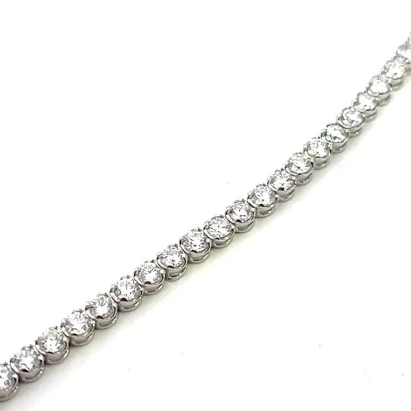 3.00CTW 14K White Gold Lab Grown Round Diamond 4 Prong Light Weight Tennis Bracelet Image 2 The Ring Austin Round Rock, TX