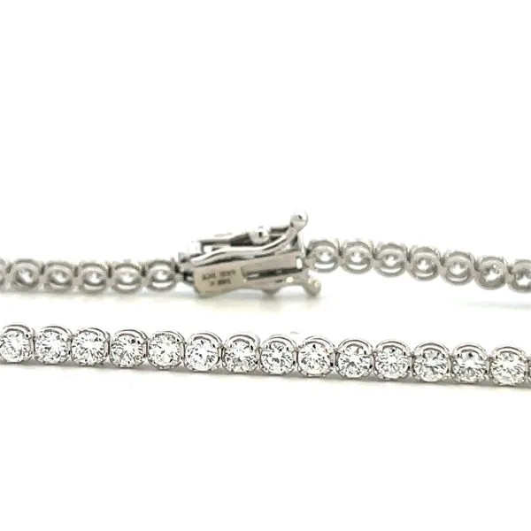 5.00CTW 14K White Gold Lab Grown Round Diamond 4 Prong Light Weight Tennis Bracelet Image 3 The Ring Austin Round Rock, TX