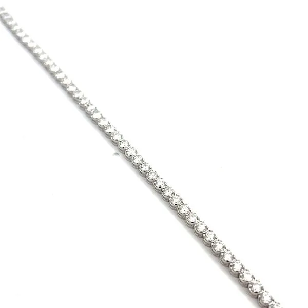 5.00CTW 14K White Gold Lab Grown Round Diamond 4 Prong Light Weight Tennis Bracelet Image 5 The Ring Austin Round Rock, TX