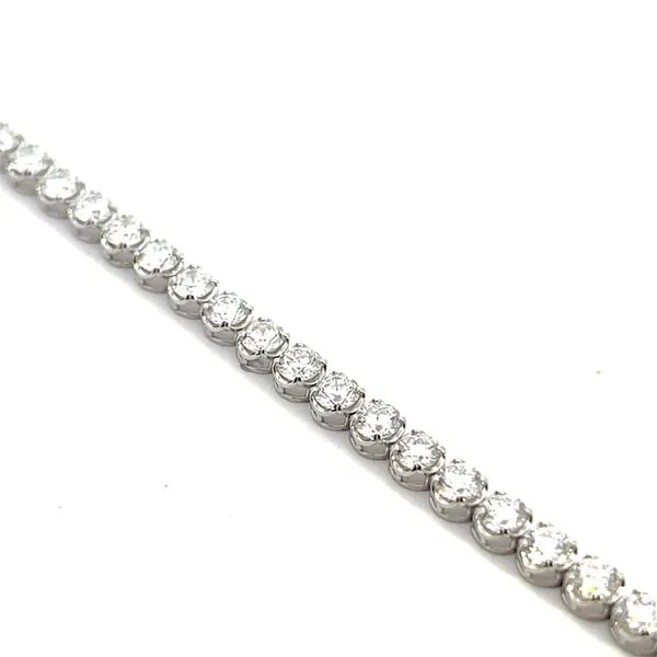 5.00CTW 14K White Gold Lab Grown Round Diamond 4 Prong Light Weight Tennis Bracelet The Ring Austin Round Rock, TX