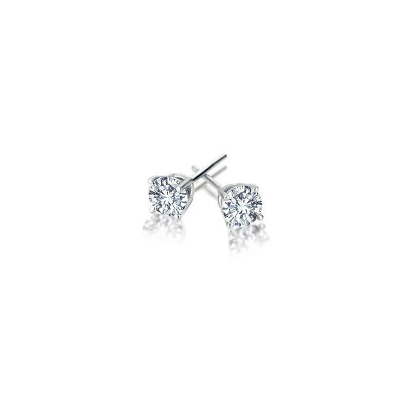 3/4ctw lab grown diamond earrings The Ring Austin Round Rock, TX