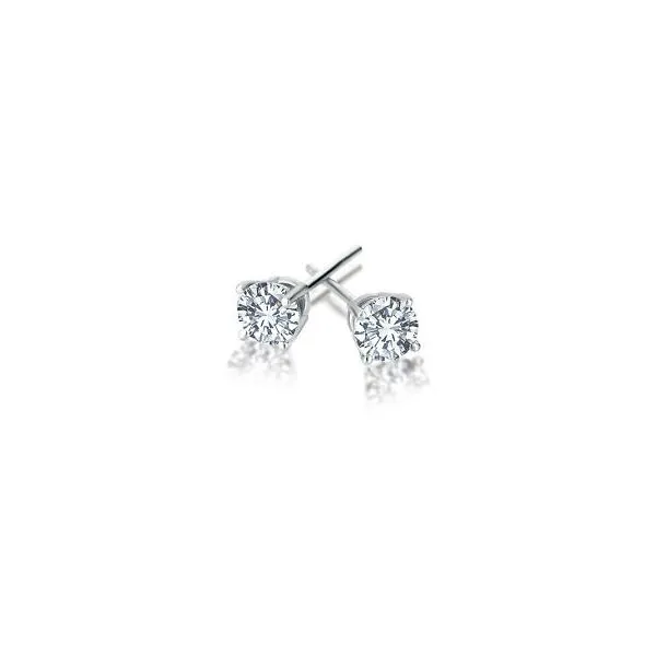 1 1/2ctw 14Kt WG 4-Prong Stud The Ring Austin Round Rock, TX