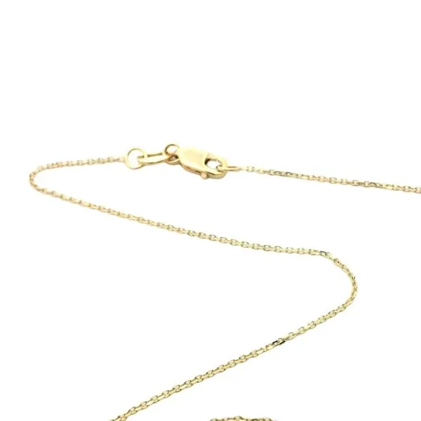 1 1/3CTW 14K YG Natural Oval Blue Sapphire Paired With Lab Grown Pear Two stone Pendant Necklace Image 2 The Ring Austin Round Rock, TX