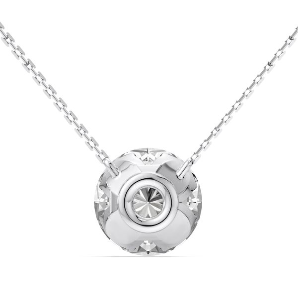 2.00CTW 14K WG LG Round Bare Set Stationary Pendant Necklace Image 4 The Ring Austin Round Rock, TX