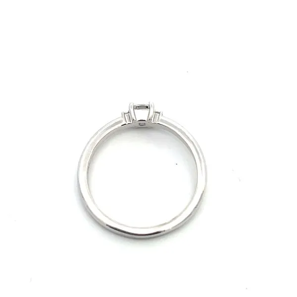 3/8CTW 14K YG Round Diamond 3 Stone Pendant With Single Bale Rope Chain 0.60mm 18'' Image 2 The Ring Austin Round Rock, TX