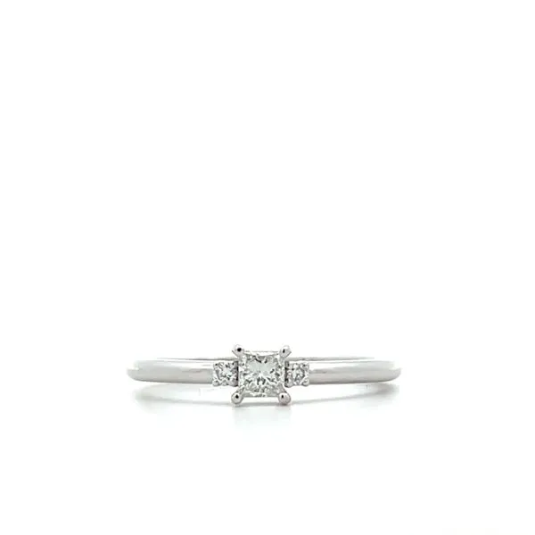 3/8CTW 14K YG Round Diamond 3 Stone Pendant With Single Bale Rope Chain 0.60mm 18'' The Ring Austin Round Rock, TX