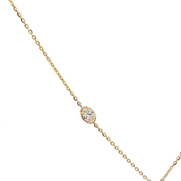 14K Yellow Gold Lariat Necklace Image 4 The Ring Austin Round Rock, TX