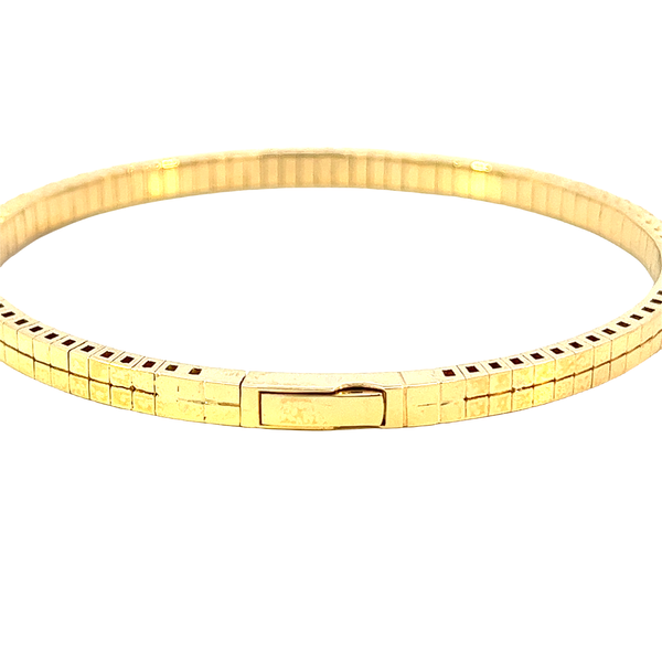 1 3/4CTW 14K YG Mined Diamond Double Row Flex Bracelet Image 4 The Ring Austin Round Rock, TX