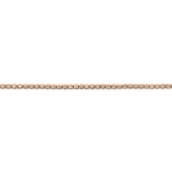 5 5/8CTW 14K YG Natural Round Diamond 4-prong Diamond Tennis Bracelet Image 2 The Ring Austin Round Rock, TX