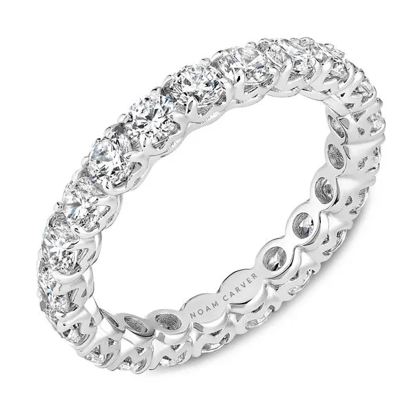 2 1/5CTW 14K WG Mined Diamond Round Cut Set East To West 4 Prong Eternity Band The Ring Austin Round Rock, TX