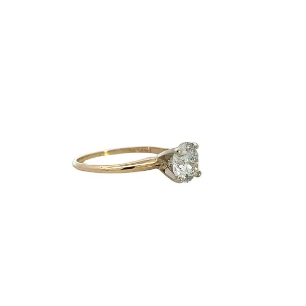 1.13CT 14K YG/WG Lab Grown Round I,SI1 XX Solitaire Engagement Ring Image 2 The Ring Austin Round Rock, TX