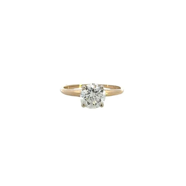 1.13CT 14K YG/WG Lab Grown Round I,SI1 XX Solitaire Engagement Ring The Ring Austin Round Rock, TX