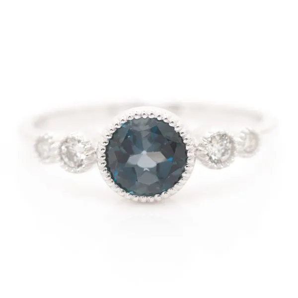 14K WG London Blue Topaz Ring The Ring Austin Round Rock, TX