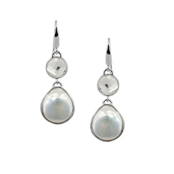 Sterling Coin Pearl and Crystal Earrings The Ring Austin Round Rock, TX