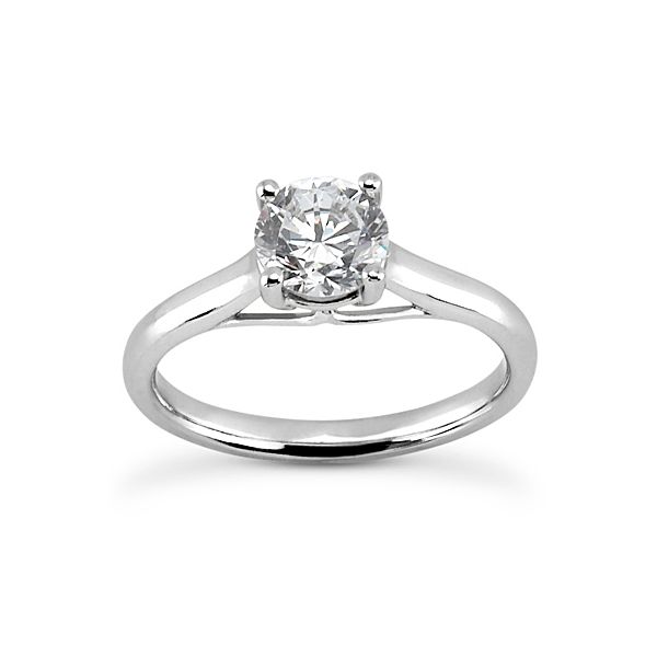 Four Prong 2mm Solitaire Engagement Ring The Ring Austin Round Rock, TX