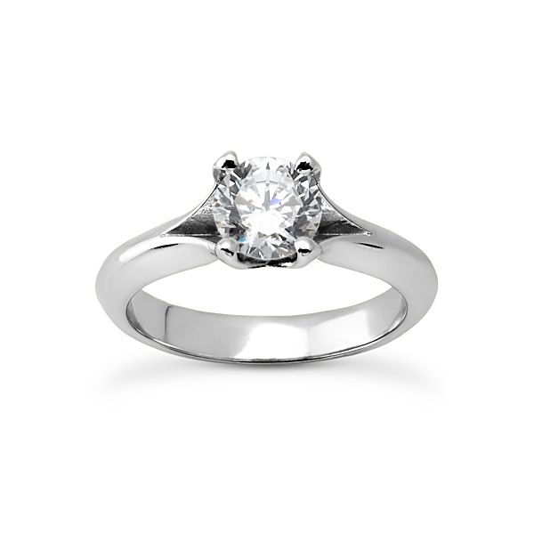 Split Shank Solitaire Engagement Ring The Ring Austin Round Rock, TX