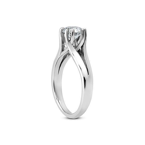 Split Shank Double Prong Solitaire Ring Image 2 The Ring Austin Round Rock, TX