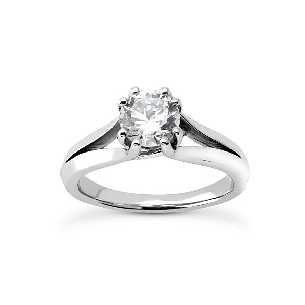 Split Shank Double Prong Solitaire Ring The Ring Austin Round Rock, TX