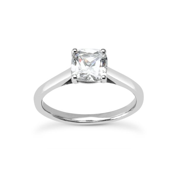 WG Solitaire Engagement Ring for Square Center The Ring Austin Round Rock, TX