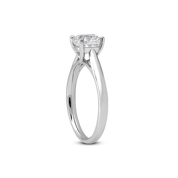 WG Cushion Center Solitaire Engagement Ring Image 2 The Ring Austin Round Rock, TX
