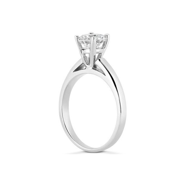 Four Prong Peg Crown Solitaire Ring Image 2 The Ring Austin Round Rock, TX