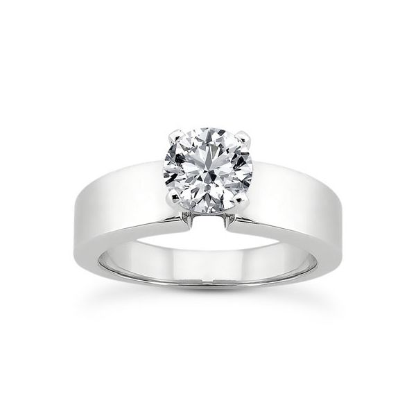 14k White Gold Solitaire The Ring Austin Round Rock, TX