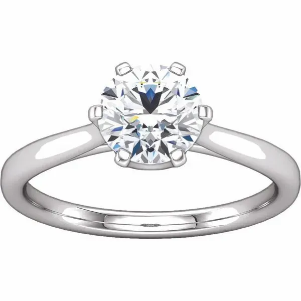 Fancy Size Prong Crown Solitaire Ring Image 2 The Ring Austin Round Rock, TX