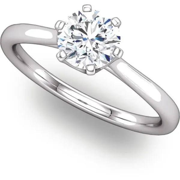 Fancy Size Prong Crown Solitaire Ring The Ring Austin Round Rock, TX
