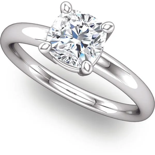 Basket Crown Solitaire Engagement Ring The Ring Austin Round Rock, TX