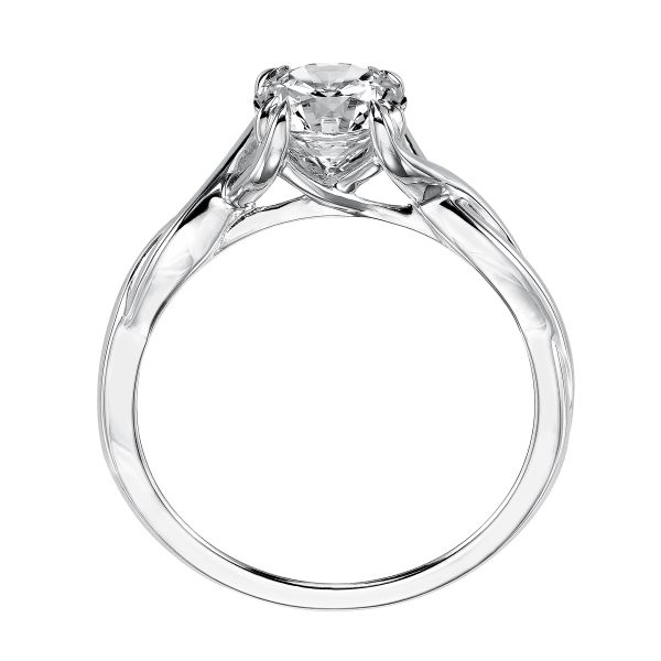 Twisted Shank Solitaire Engagement Ring Image 3 The Ring Austin Round Rock, TX