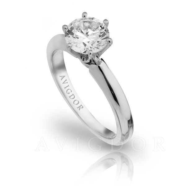 Six Prong Crown Solitaire Image 2 The Ring Austin Round Rock, TX