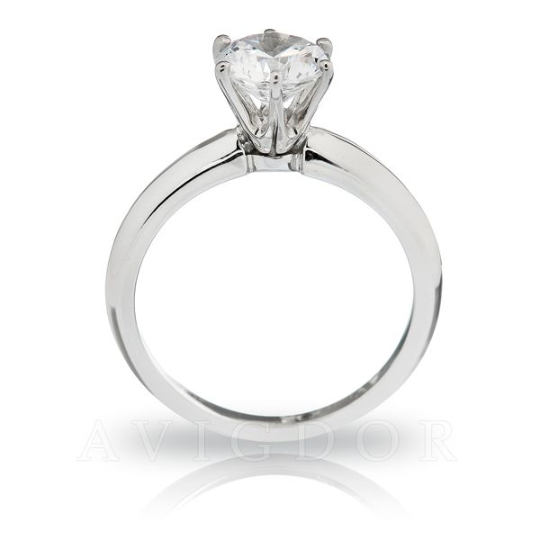 Six Prong Crown Solitaire Image 3 The Ring Austin Round Rock, TX