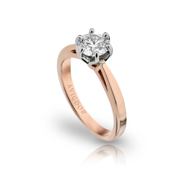 Open Shank Fancy Crown Solitaire Ring Image 2 The Ring Austin Round Rock, TX