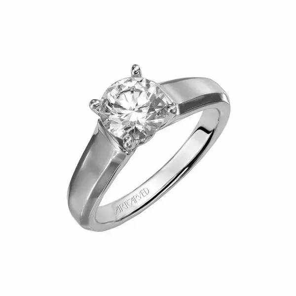 Classic Cathedral Solitaire Engagement Ring The Ring Austin Round Rock, TX