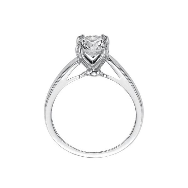 Cathedral Double Prong Solitaire Image 3 The Ring Austin Round Rock, TX