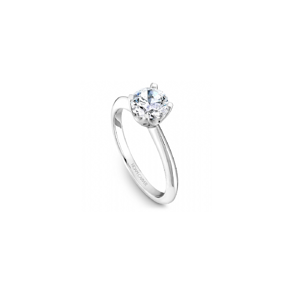 14K WG Four Prong Knife Edge Solitaire Engagement Ring The Ring Austin Round Rock, TX