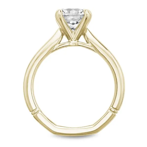 14K YG Solitaire Euro Shank Engagement Ring Image 4 The Ring Austin Round Rock, TX
