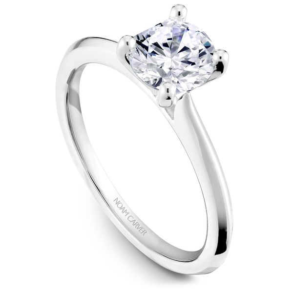 14K WG Cathedral 4 Prong Basket Solitaire Engagement Ring The Ring Austin Round Rock, TX