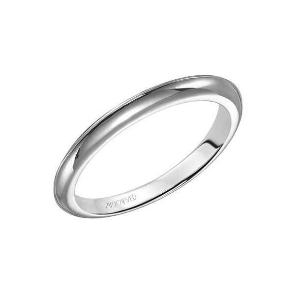 14K WG Plain Stackable Band 2mm The Ring Austin Round Rock, TX