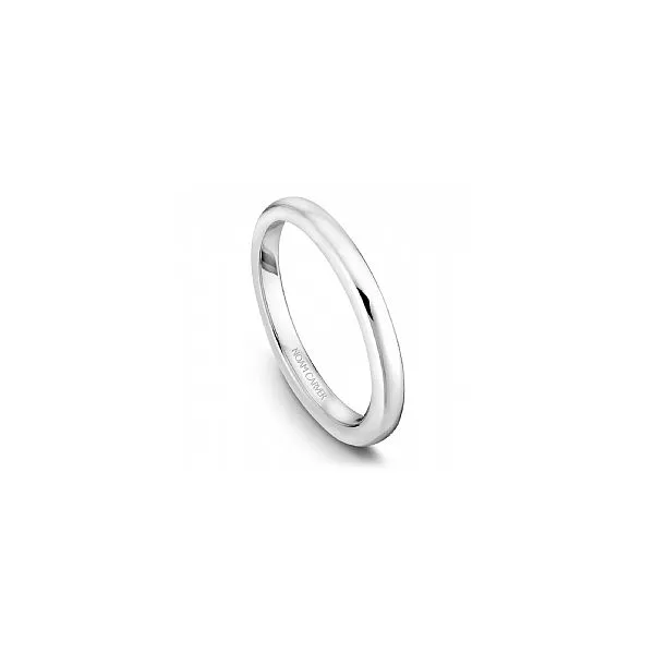 14K WG Squared Thin Wedding Band The Ring Austin Round Rock, TX