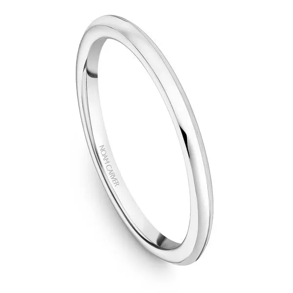 14K White Gold Polished Simple Wedding Band The Ring Austin Round Rock, TX