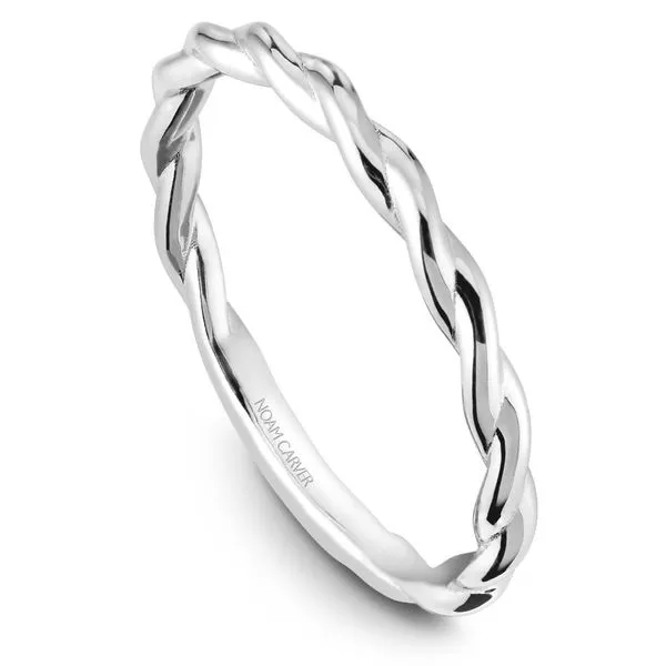 14K WG Tight Twist Polished Stack Wedding Band The Ring Austin Round Rock, TX