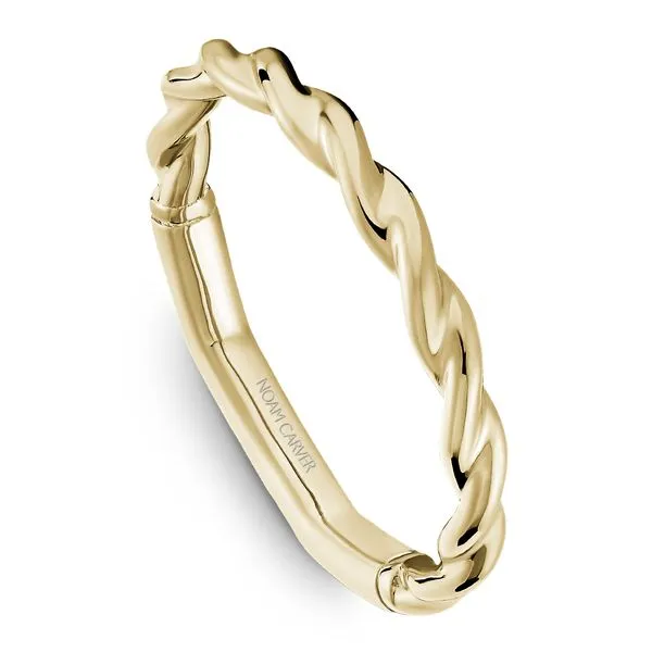 14K YG Thick Polished Twisted Wedding Band The Ring Austin Round Rock, TX
