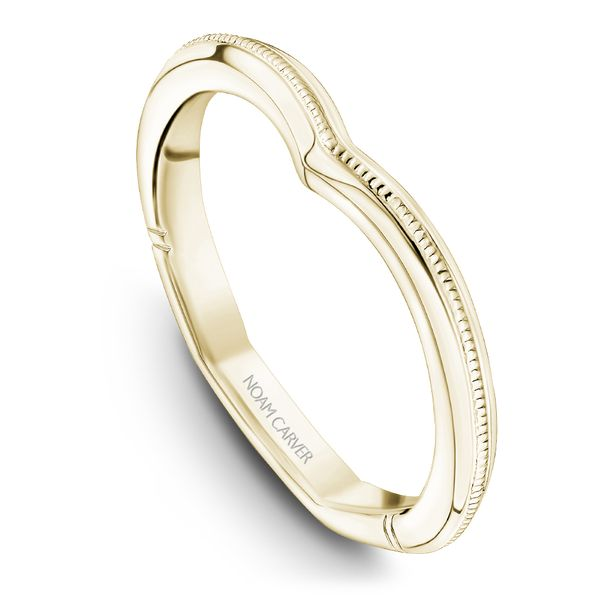 14K YG Euro Shank Contour band with Mil grain Accent Wedding Band The Ring Austin Round Rock, TX